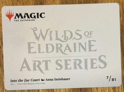 MTG Wilds of Eldraine Enchanting Tales Art Card, Into the Fae Court 7/81 - Image 2