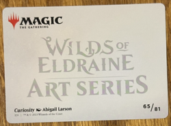 MTG Wilds of Eldraine Enchanting Tales Art Card, Curiosity 65/81 - Image 2