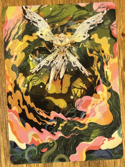 MTG Wilds of Eldraine Enchanting Tales Art Card, Greater Auramancy 61/81 - Image 1