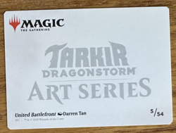 MTG Tarkir Dragonstorm Art Card, United Battlefront 5/54 - Image 2