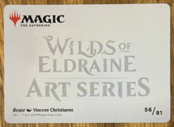 MTG Wilds of Eldraine Enchanting Tales Art Card, Beast 56/81 - Image 2