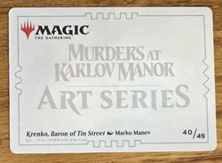 MTG Murders At Karlov Manor Art Card, Krenko, Baron of Tin Street 40/49 - Image 2