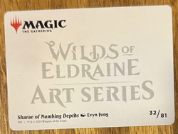 MTG Wilds of Eldraine Enchanting Tales Art Card, Sharae of Numbing Depths 32/81 - Image 2