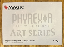 MTG Phyrexia: All Will Be One Art Card, Skyscythe Engulfer 42/81 - Image 2