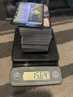 MTG Neon Dynasty Bulk Lot 1lb Or 250ish Mix Of All Rarities, Foils, Commons - Image 1