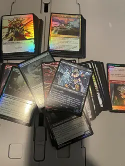 MTG Neon Dynasty Bulk Lot 1lb Or 250ish Mix Of All Rarities, Foils, Commons - Image 3