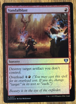MTG Commander Masters, Vandalblast - Foil - Image 1