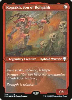 Rograkh, Son of Rohgahh - Foil Etched Commander Legends NM MTG - Image 1