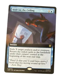 Hide On The Ceiling - 0249 - R - Extended - Foil - Spider-Man - MTG - NM/M - Image 1