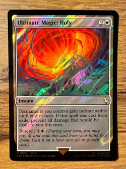 Magic MTG Final Fantasy Ultimate Magic: Holy #32 *SURGE FOIL* Rare Commander - Image 1