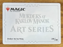 MTG Murders At Karlov Manor Art Card, Deduce 29/49 - Image 2