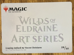 MTG Wilds of Eldraine Enchanting Tales Art Card, Leaping Ambush 26/81 - Image 2