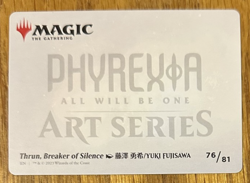 MTG Phyrexia: All Will Be One Art Card, Thrun, Breaker of Silence 76/81 - Image 2