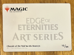 MTG Edge of Eternities Art Card, Chorale of the Void 12/54 - Image 2