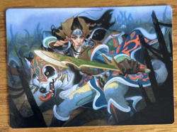 MTG Tarkir Dragonstorm Art Card, Eshki Dragonclaw 23/54 - Image 1