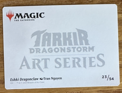 MTG Tarkir Dragonstorm Art Card, Eshki Dragonclaw 23/54 - Image 2