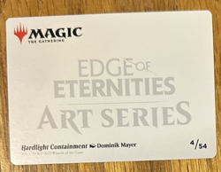 MTG Edge of Eternities Art Card, Hardlight Containment 4/54 - Image 2