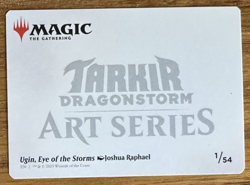 MTG Tarkir Dragonstorm Art Card, Ugin, Eye of the Storms 1/54 - Image 2