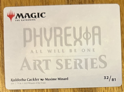 MTG Phyrexia: All Will Be One Art Card, Kuldotha Cackler 32/81 - Image 2