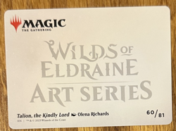 MTG Wilds of Eldraine Enchanting Tales Art Card, Talion, the Kindly Lord 60/81 - Image 2