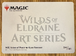 MTG Wilds of Eldraine Enchanting Tales Art Card, Will, Scion of Peace 34/81 Gold - Image 2