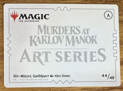 MTG Murders At Karlov Manor Art Card, Niv-Mizzet, Guildpack 44/49 - Image 2