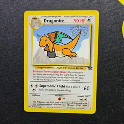 Pokemon Dragonite BLACK STAR 5 - WOTC PROMO - POKEMON THE FIRST MOVIE 1999 - Image 1