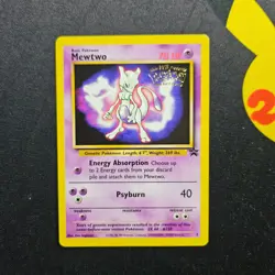 Pokemon Mewtwo BLACK STAR 3 - WOTC PROMO - POKEMON THE FIRST MOVIE 1999 - Image 1