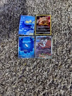 Set of 4 Near Mint Pokemon Cards - Image 1