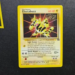 Pokemon Electabuzz BLACK STAR 2 - WOTC PROMO - POKEMON THE FIRST MOVIE 1999 - Image 1