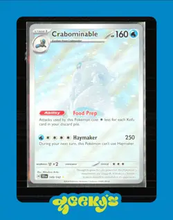 Pokemon Crabominable 149/142 Sv07: Stellar Crown Holo - Image 1