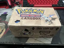 1999 WOTC Nintendo Pokemon Fossil VINTAGE DECK BOX!!! (Empty) - Image 1