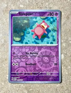 Pokemon TCG Slowpoke Reverse Holo - 079/165 - Scarlet & Violet 151 - Image 1