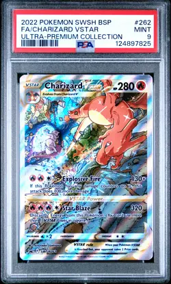 Fa/Charizard Vstar Ultra-Premium Collection Pokemon Swsh Black Star Promo 262 NM - Image 1