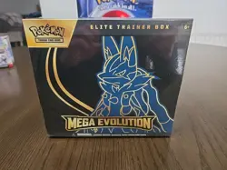 Pokemon TCG Mega Evolutions Elite Trainer Box Lucario Art New Sealed ETB - Image 1