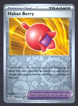 Haban Berry 111/131 | Prismatic Evolutions | Reverse Holo | Pokemon (NM/LP) - Image 1