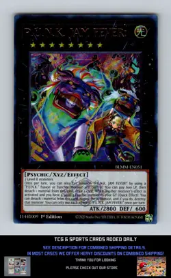 Battles of Legend: Monster Mayhem Yugioh #BLMM-EN051 P.U.N.K. JAM FEVER! NM+ - Image 1