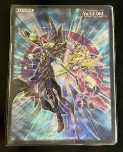 Yugioh 100 Foil Card Binder Lot Dark Magician Blue-Eyes Red-Eyes Konami - Image 1