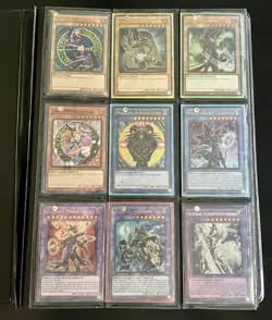Yugioh 100 Foil Card Binder Lot Dark Magician Blue-Eyes Red-Eyes Konami - Image 2
