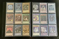 Yugioh 100 Foil Card Binder Lot Dark Magician Blue-Eyes Red-Eyes Konami - Image 3