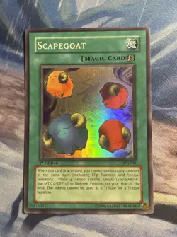 SDJ-041 Scapegoat Super Rare 1st Edition - YuGiOh TCG - 2003 - NM / MINT - Image 1