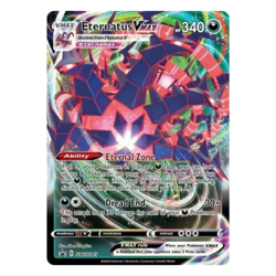 Pokemon Eternatus Vmax SWSH045 HOLO JUMBO | 1 CARD + PROTECTOR - Image 1