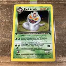 DARK ARBOK Pokemon Card - WOTC - 1st Edition - Team Rocket - 2/82 - HOLO - NM - Image 2