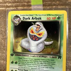 DARK ARBOK Pokemon Card - WOTC - 1st Edition - Team Rocket - 2/82 - HOLO - NM - Image 3