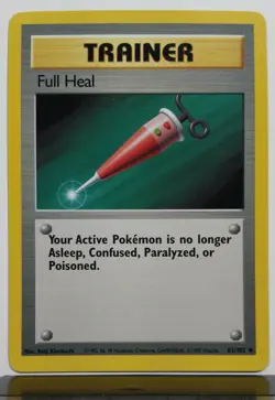 Full Heal 82/102 - NM / M - Base Set Pokemon Card - $2 Combined Shipping - Image 1