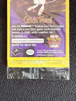 Pokemon First Movie Set of 4 Promo Cards Dragonite Mewtwo Pikachu Elect SEALED - Image 4