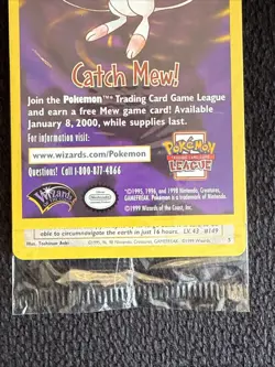 Pokemon First Movie Set of 4 Promo Cards Dragonite Mewtwo Pikachu Elect SEALED - Image 5