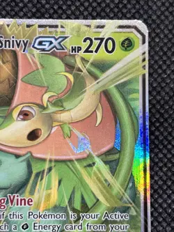 Venusaur & Snivy GX 1/236 Tag Team Cosmic Eclipse Holo Ultra Rare Pokemon Card - Image 3