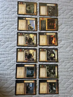Lord of the Rings TCG Skirmish Kit MORIA SKIRMISH KIT 12 Card Lot Decipher 2001 - Image 1