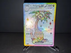 Alolan Exeggutor ex 225 2024 Pokemon Surging Sparks Full Art UR Card NM+ - Image 1